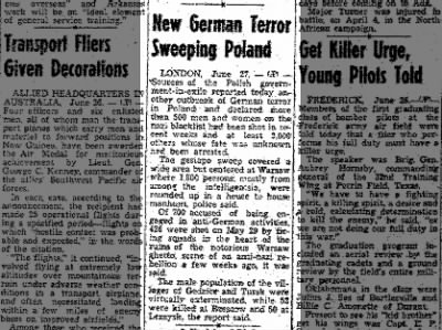 New German Terror Sweeping Poland