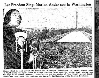 Let Freedom Sing: Marian Ander son [sic] In Washington